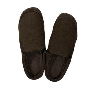 NWT Acorn ($60USD) Brown Tweed Mules US M7/W8.5